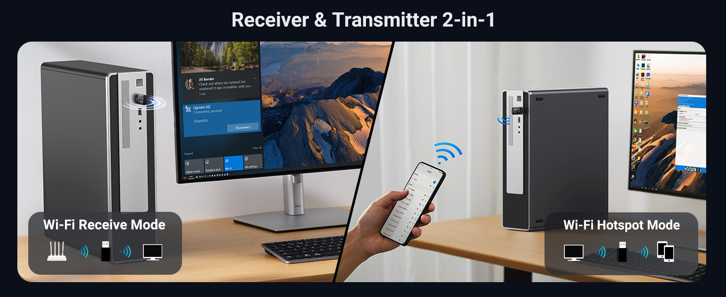 wifi adapter usb wifi 6 adapter for desktop pc ax900 ac650 wifi dongle usb2.0 wireless adapter