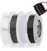 AMOLEN 3D Printer Filament,Flexible TPU Filament Bundle,1.75mm TPU Filament Muticolor,Soft Filame...