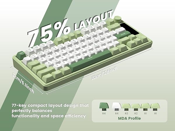 womier wireless mechanical keyboard