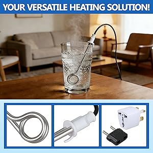Immersion Water Heater Fits Tea/Coffee