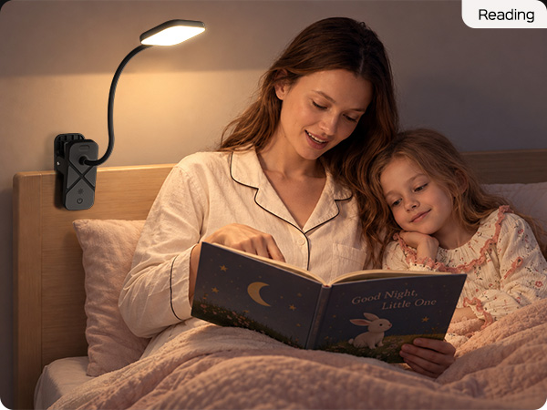 Rechargeable Clip on Light for Bed