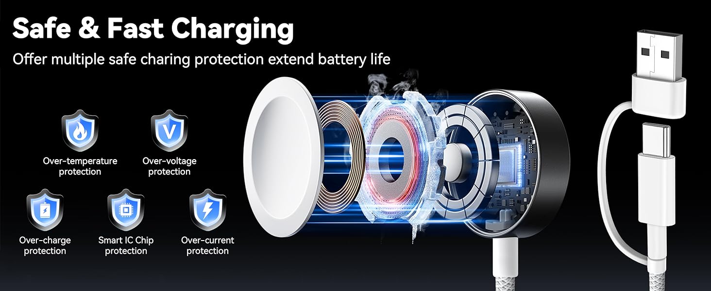 Safe and Fast Charging for Apple Watch Series