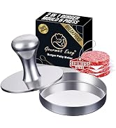 2-in-1 Smash Burger Press &amp; Patty Maker, Heavy Duty Premium Stainless Steel Hamburger Helper, Eas...