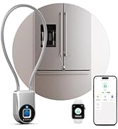 Dhiedas Fingerprint Cable Lock, Fridge Lock with Fingerprint Bluetooth APP Control, Smart Biometr...