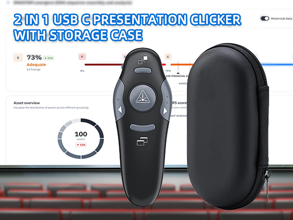 Presentation Clicker with Storage Case