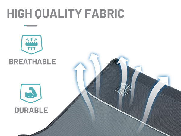 BREATHABLE AND DURABLE FOLDING COT