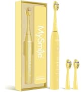 MySmile DY156 Electric Toothbrush for Adults, Rechargeable Sonic Battery Toothbrush Portable with...
