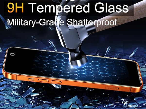 Tempered Glass Screen Protector for iPhone 17 Pro Max