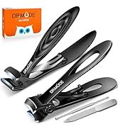 Toenail Clippers for Thick Toenails for Seniors, Angled Head Long Handled Toe Nail Clippers for M...