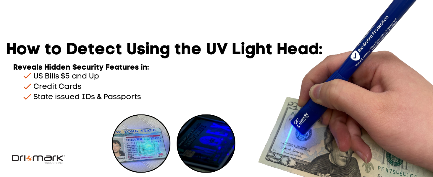Counterfeit Pen UV Detection