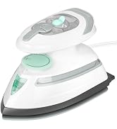 BEAUTURAL Mini Travel Steam Iron for Clothes with Dual Voltage, Temperature Control, Non-Stick So...