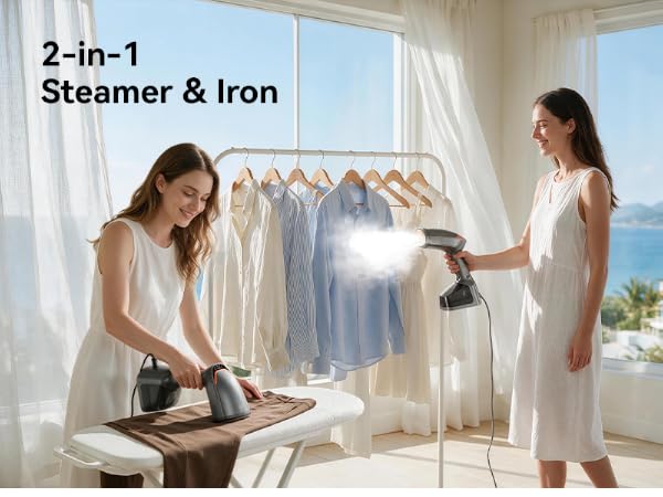 2-in-1 Steamer &amp;amp; Iron