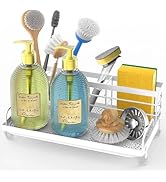 Cisily Kitchen Sink Caddy, Stainless Steel Kitchen Sink Organizer Rust Prevention, Sponge Holder ...