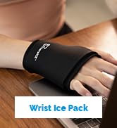 TheraICE Wrist Ice Pack - Soft Gel Ice Pack Wrap for Either Wrist for Hot &amp; Cold Hand Therapy - F...