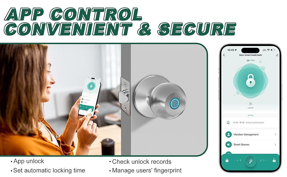 fingerprint door lock