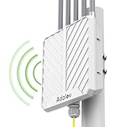 AdaLov AX3000 Outdoor Wireless Access Point, Long Range WiFi 6 Extender, Dual Band 2.4G+5.8G, POE...