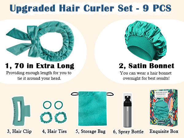 no heat curling headband