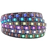 WS2812B Individually Addressable RGB LED Strip 16.4FT 5050SMD Smart Flexible Dream Full Color 60P...