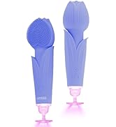 TOPQIAO Facial Cleansing Brush, Sonic Vibration Cleansing Rechargeable Exfoliating Massage Waterp...