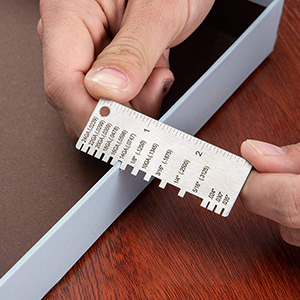 metal gauge thickness tool