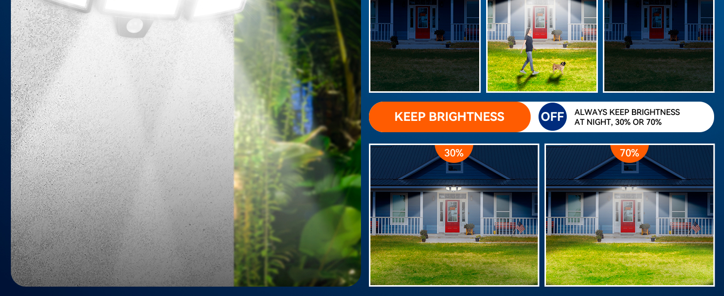 70W LED Security Lights Motion Flood Sensor Lights Outdoor