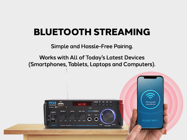 home stereo system components amplifier amp audio receiver bluetooth amplificador canales