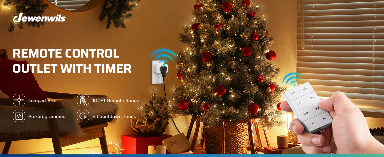 remote control outlet with timer