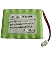 GSUIVEER 300-06868 7.2V 600mAh Battery Compatible with Honeywell 8DLLKP500 8DLTSSCBASE1 8DLWLTP10...