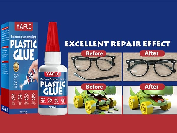 YAFLC Super Glue for Plastic Repair