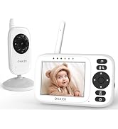 OKAIDI Video Baby Monitor, 3.2" Baby Monitor with Camera and Audio, 1000ft Transmission Range, Ba...