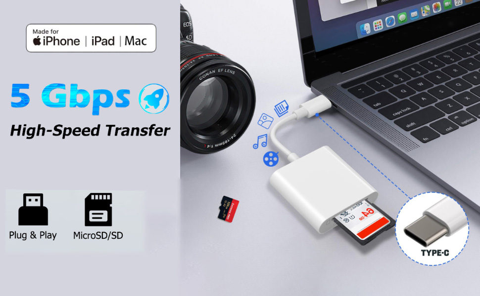 USB-C to SD Card Reader