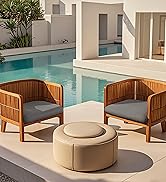 CODI Patio Chair Cushion 2Pk Linen
