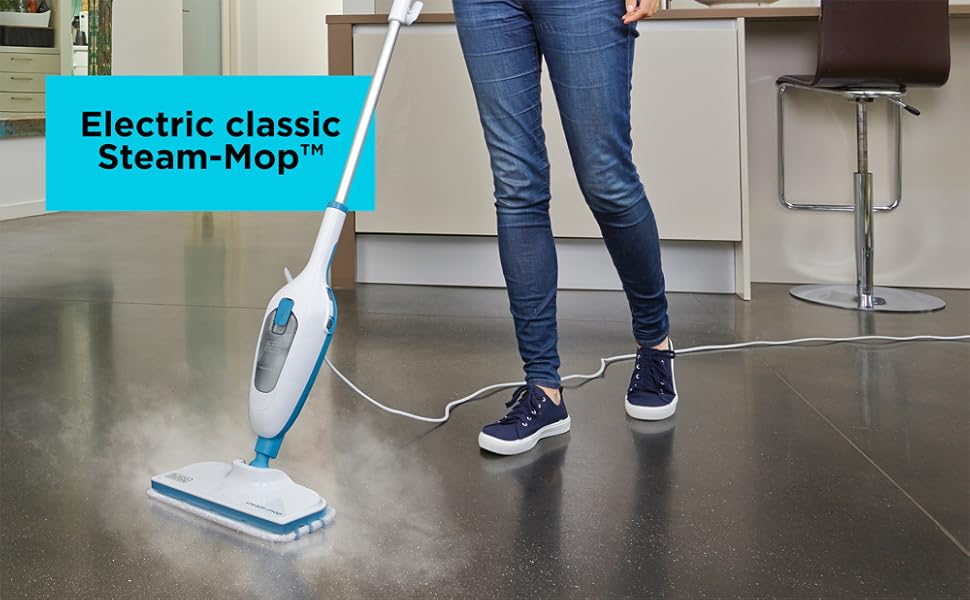 BLACK+DECKER Classic Electric Steam-Mop (HSM13E1)