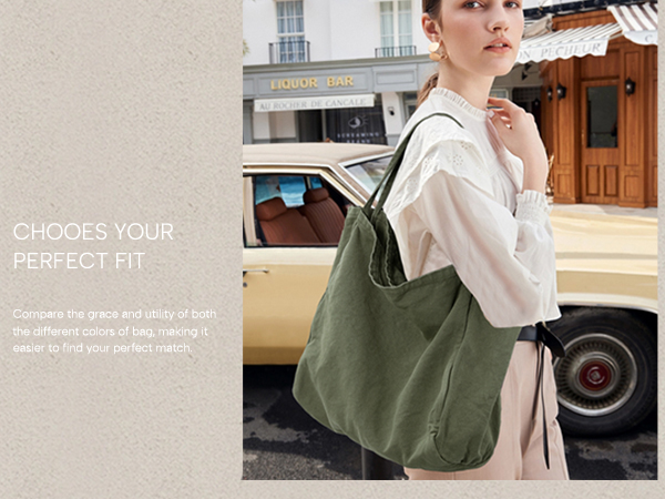 canvas hobo bag