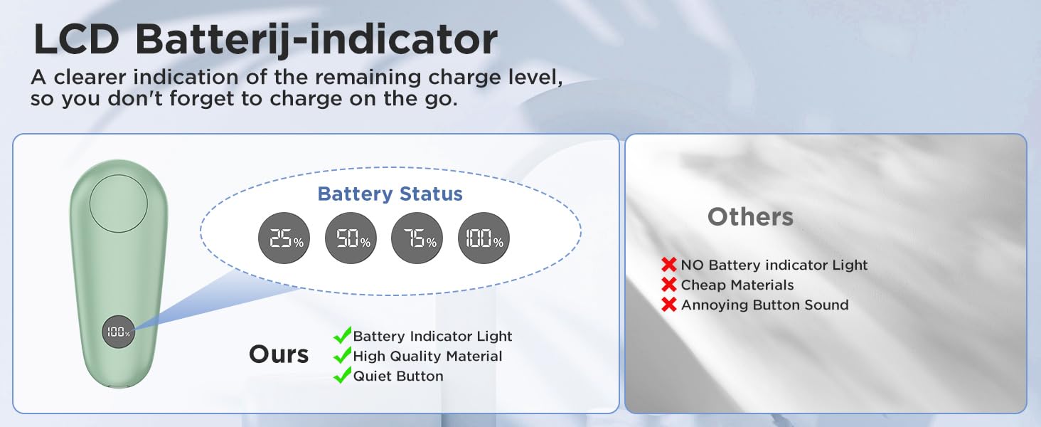 LCD Batterij-indicator