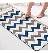 Shower Mat Non Slip Bathtub Mat Without Suction Cups, 15.7×36 Inch, with Drainage Holes, PVC Loof...