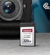 Transcend TS160GCFE860 160GB Professional CFexpress Type B CFE860 Cinema Quality Memory Card for ...