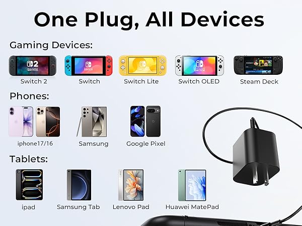 switch original charging cord portable switch 2 accessories steam deck accessories stream deck