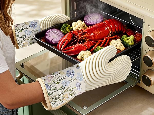 Silicone Oven Mitts