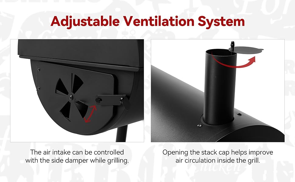 royal gourmet charcoal grill with smoker