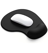 Office Mousepad with Gel Wrist Support - Ergonomic Gaming Desktop Mouse Pad Wrist Rest - Design G...