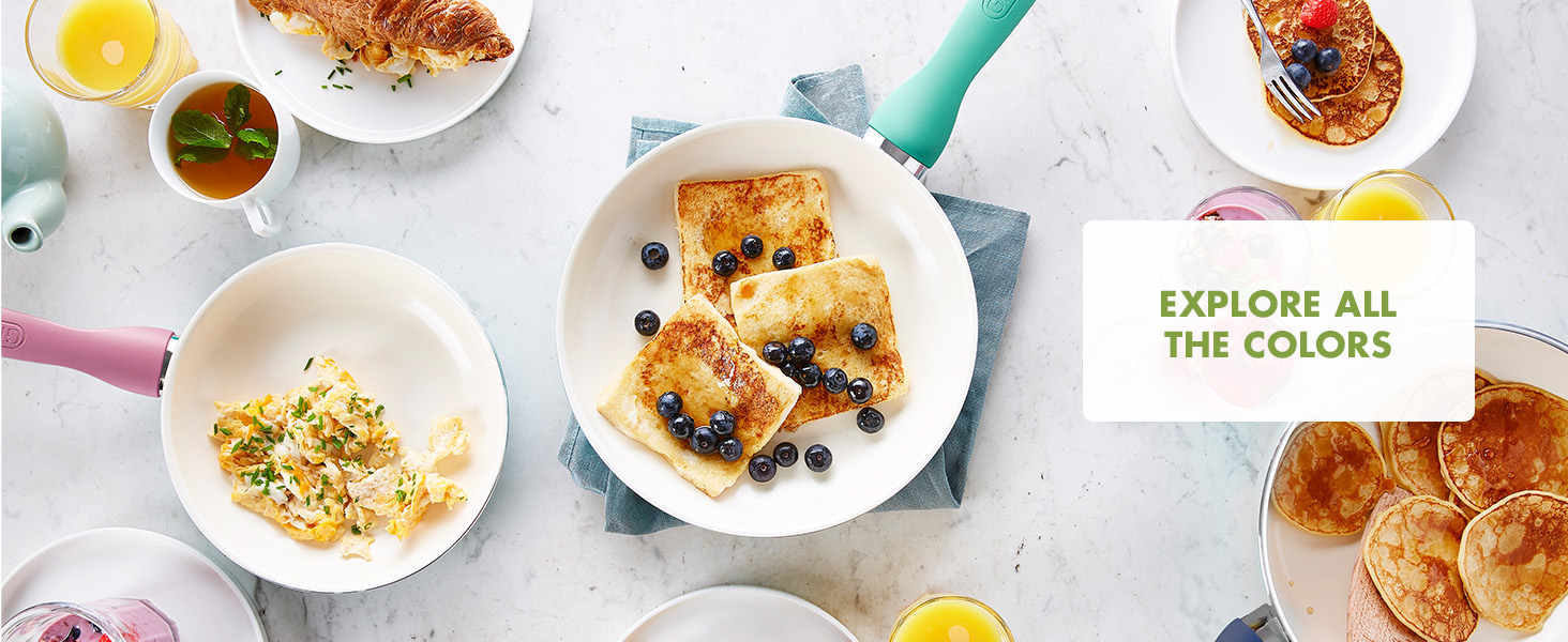 GreenPan, Rio, Ceramic Nonstick, PFAS-Free, Non-Toxic, Cookware