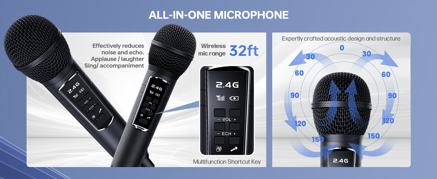 two ways to charge microphone