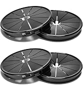 EASYEAH 4PCS Cable Grommets, 3-9/16"(90mm) Desk Hole Cover Petal Shaped Buckle Type Nylon Snap Bu...