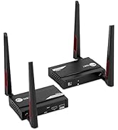 SIIG 1 to 4 Full HD Wireless HDMI Extender with Loopout & IR Kit, 5G Dual Antenna Supporting Full...