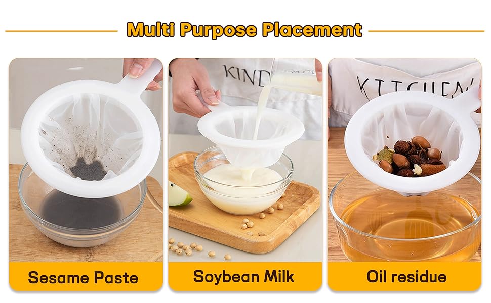 Plastic Sieve Fine Mesh with Handle