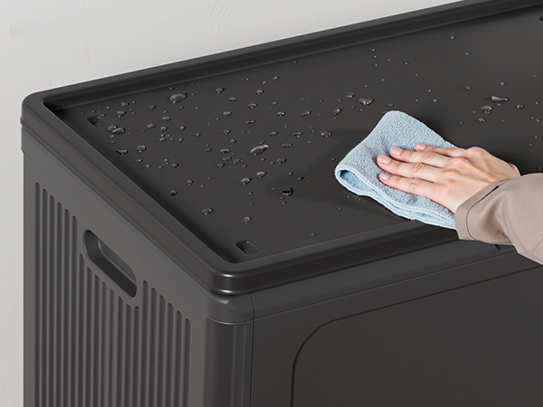 laundry hamper with lid and wheels
