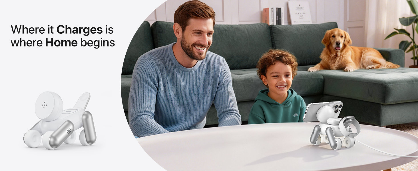 4 in 1 magnetic wireless charging station for apple devices