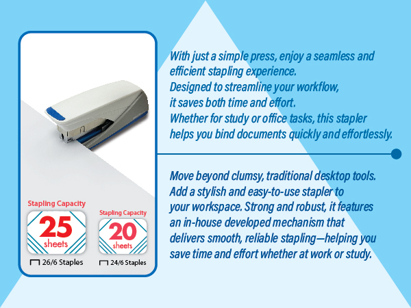 INOZTO Easy-Flat Stapler