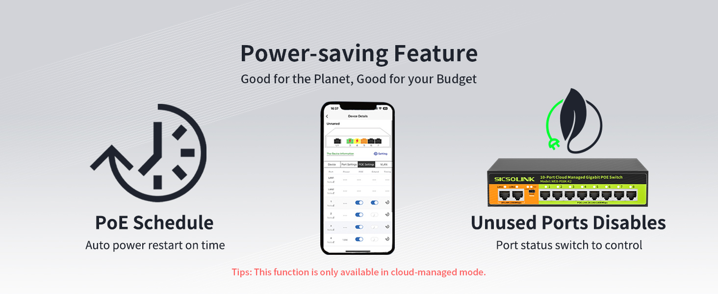 Power-saving feature